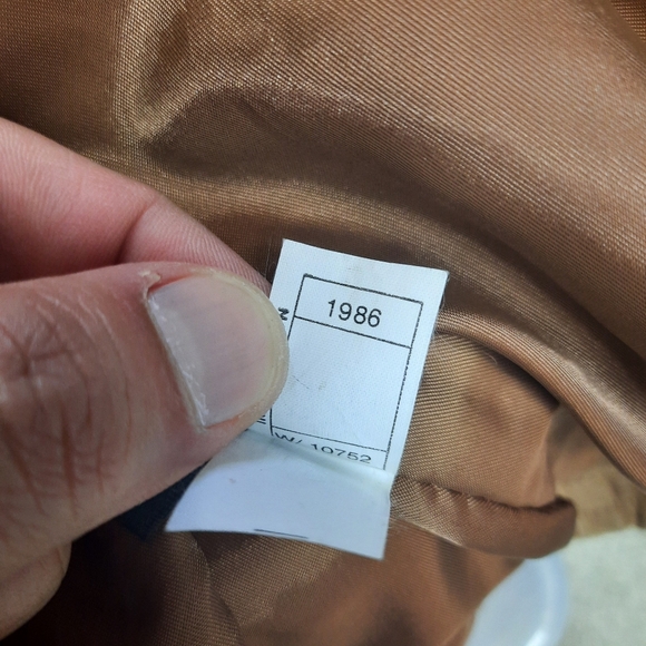 Wilsons Adventure Bound Leather Button Up Jacket 1986 Men's XL Brown 80s Suede - Picture 7 of 12